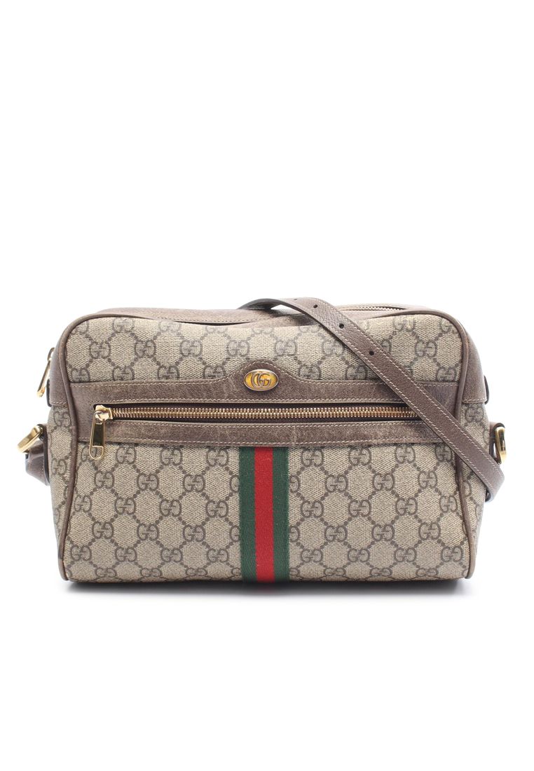 Gucci Pre-Loved Gucci Gg Supreme Ophidia Crossbody