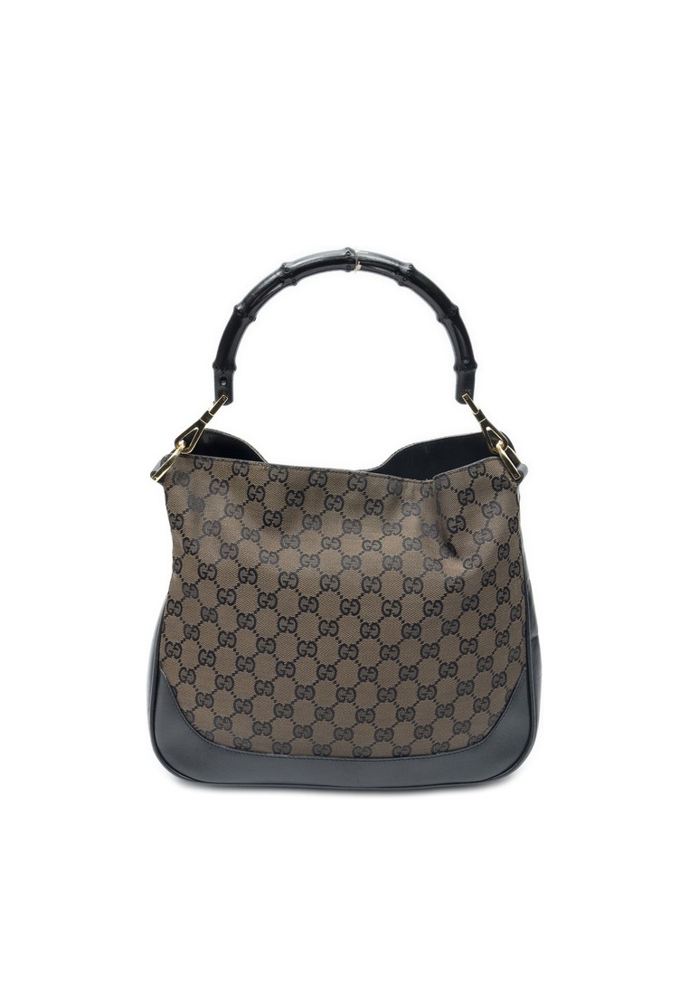 GUCCI Pre-Loved Vintage Bamboo Handle Tote