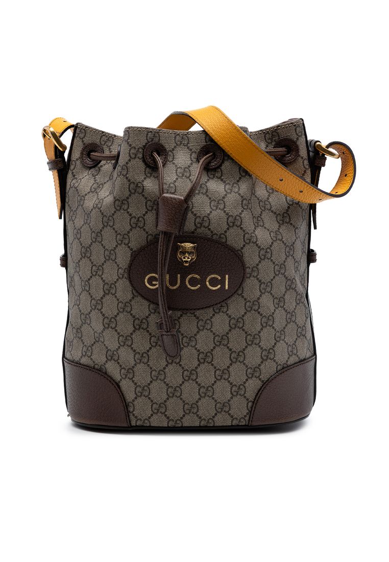 GUCCI Pre-Loved Gucci Gg Supreme Neo Vintage Drawstring Bucket Bag