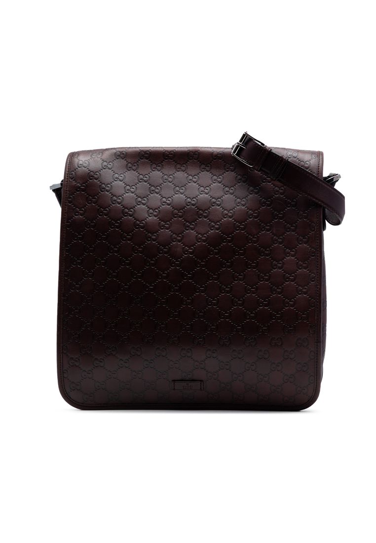 GUCCI Pre-Loved Gucci Guccissima Crossbody