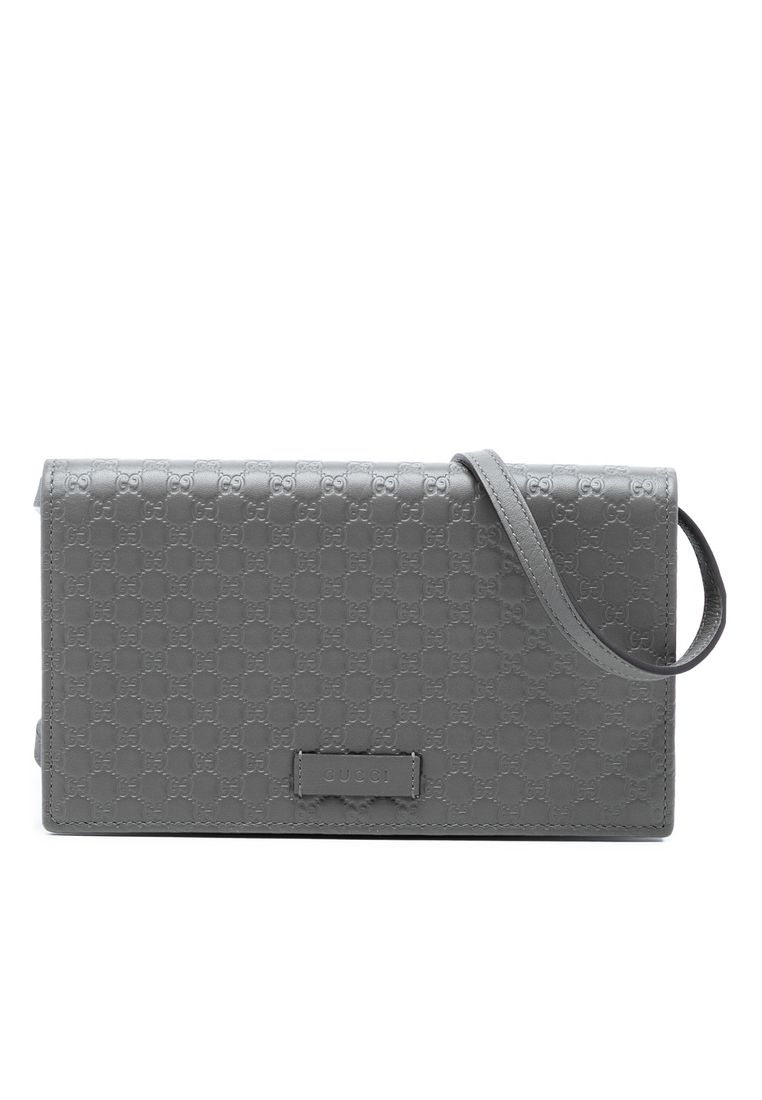 GUCCI Pre-Loved Gucci Microguccissima Wallet On Strap