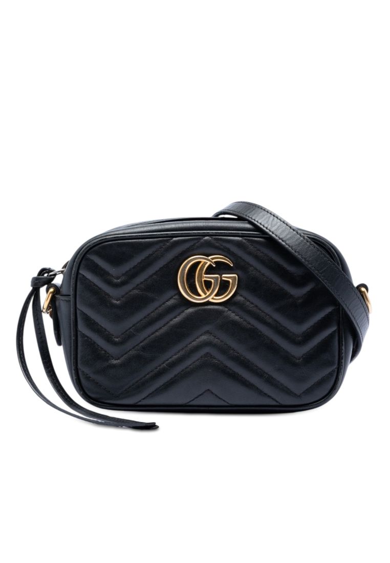 Gucci Pre-Loved Gucci Mini Gg Marmont Matelasse Leather Crossbody