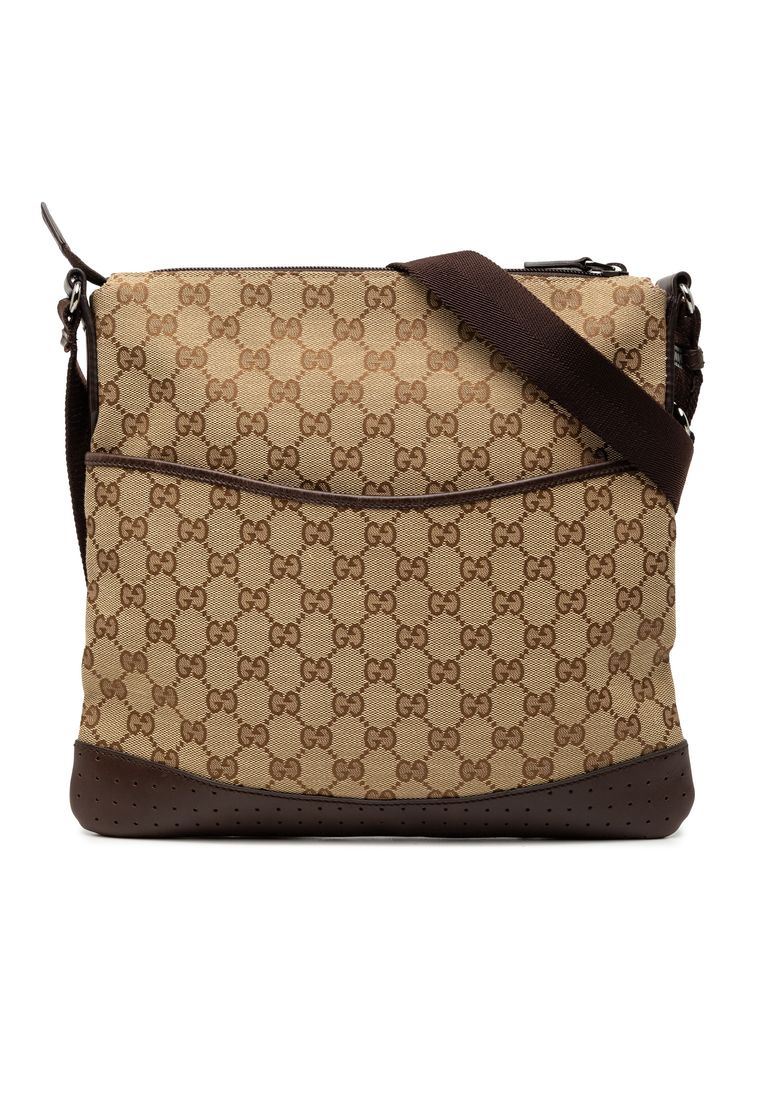 GUCCI Pre-Loved Gucci Gg Canvas Crossbody
