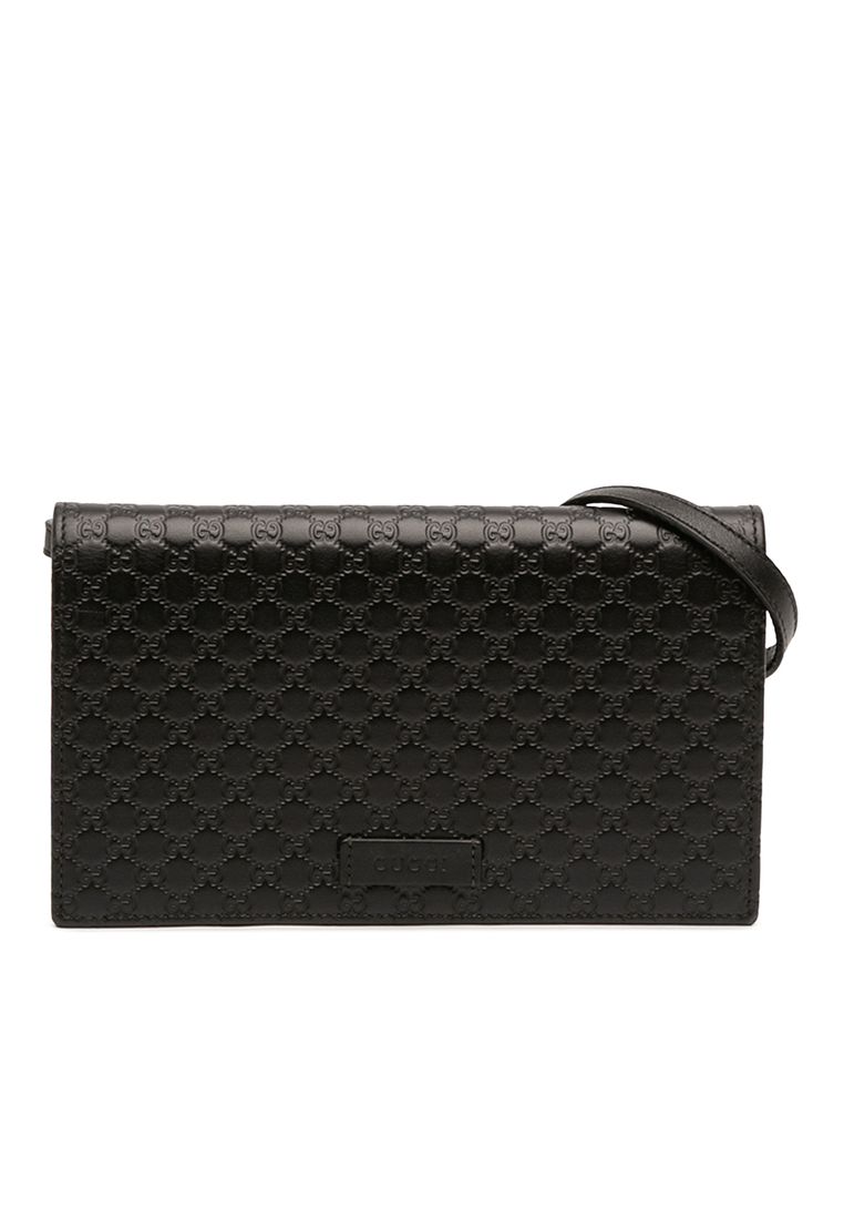 Gucci Pre-Loved Gucci Microguccissima Wallet On Strap