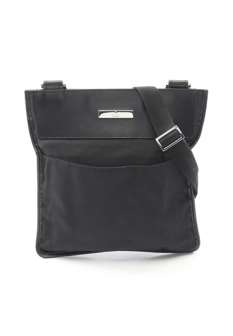 Gucci Pre-Loved Gucci Shoulder bag canvas leather black