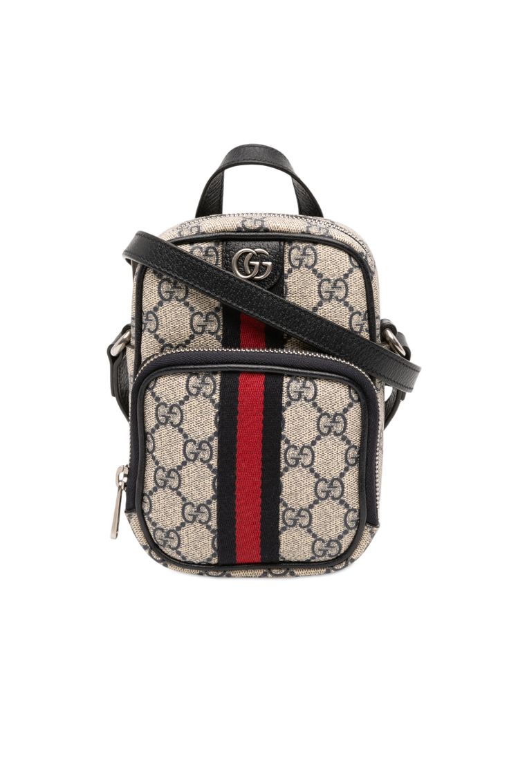 Gucci Pre-Loved Gucci Mini Gg Supreme Ophidia Satchel