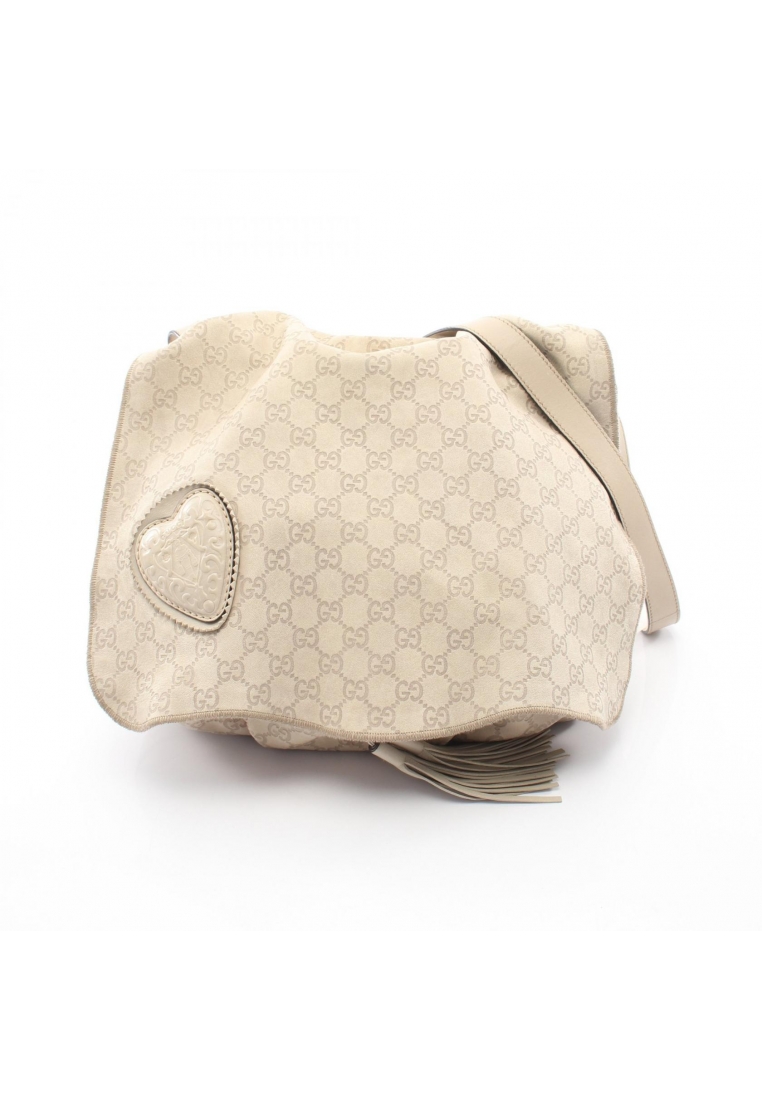 Gucci Pre-Loved Gucci gucci sima Shoulder bag leather ivory