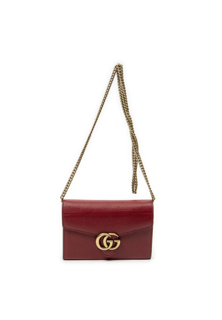 Gucci Pre-Loved GG Marmont Wallet on Chain