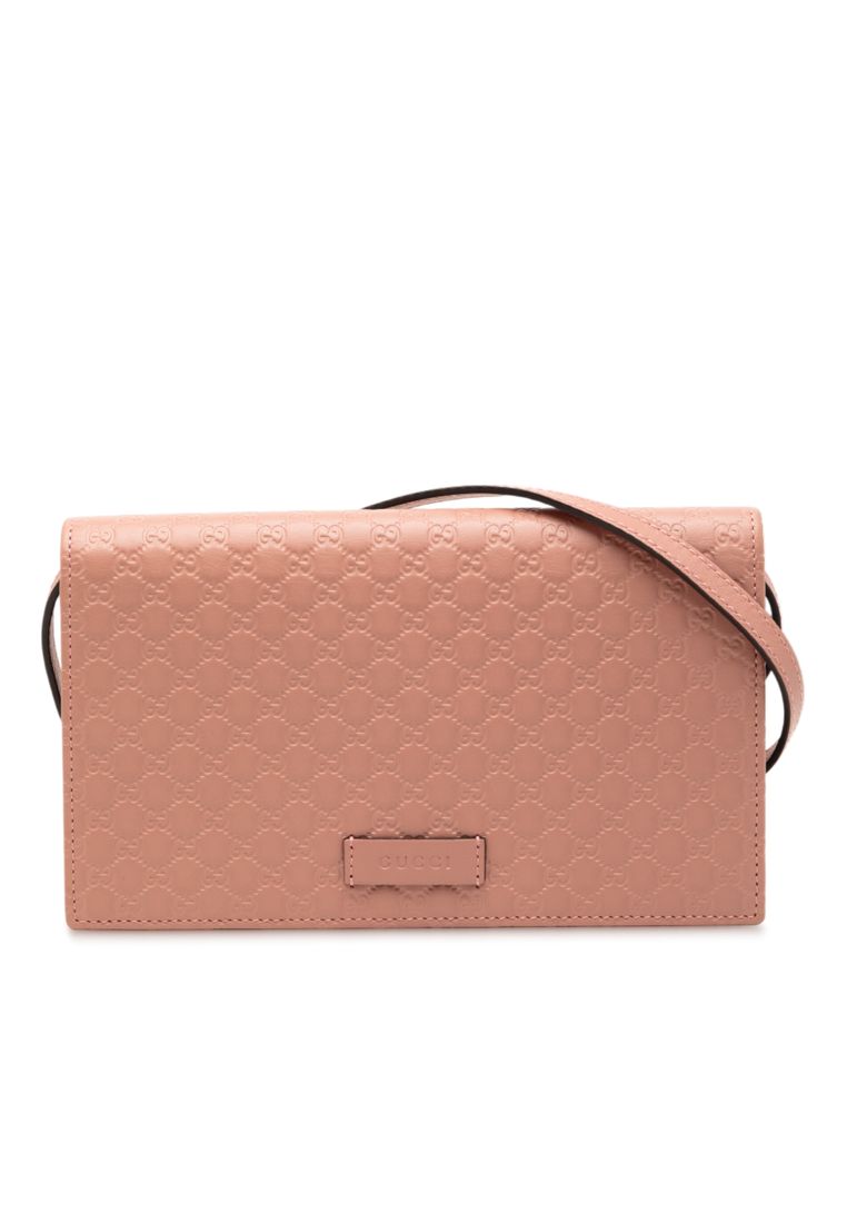 Gucci Pre-Loved Gucci Microguccissima Wallet On Strap