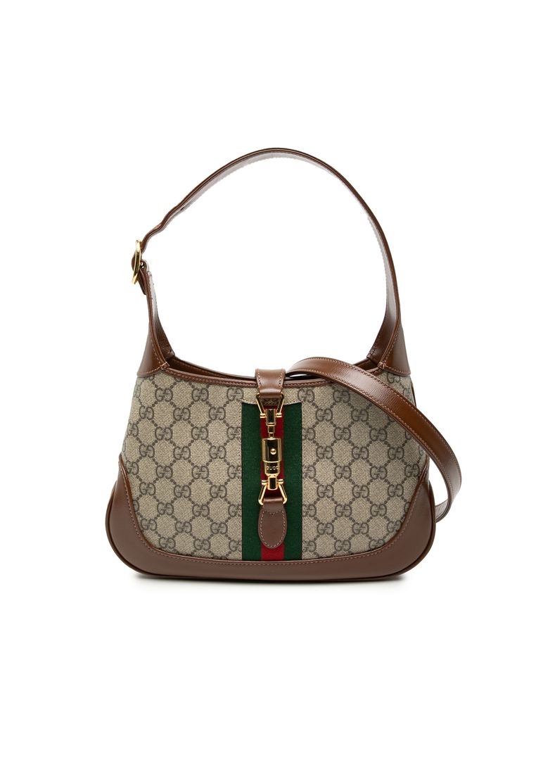Gucci Pre-Loved Gucci Small Gg Supreme Web Jackie 1961 Crossbody