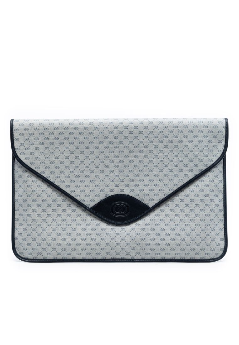 Gucci Pre-Loved Gucci Micro Gg Supreme Clutch