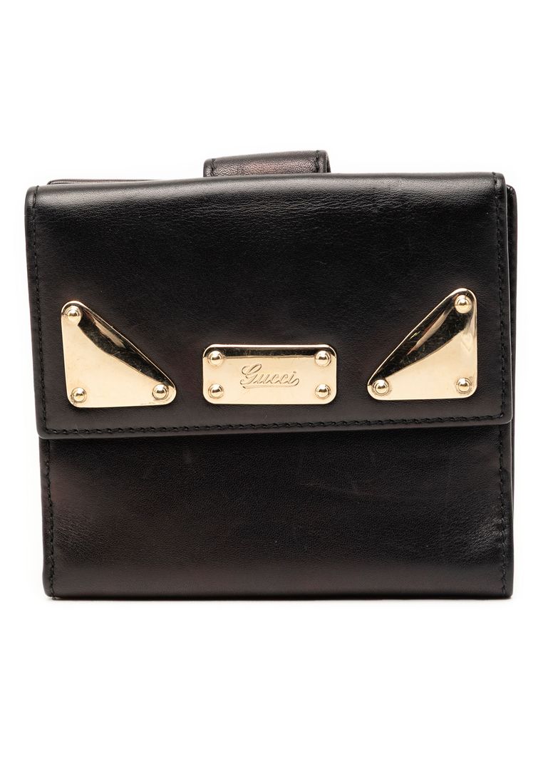 Gucci Pre-Loved Gucci Calfskin Indy Bifold Wallet