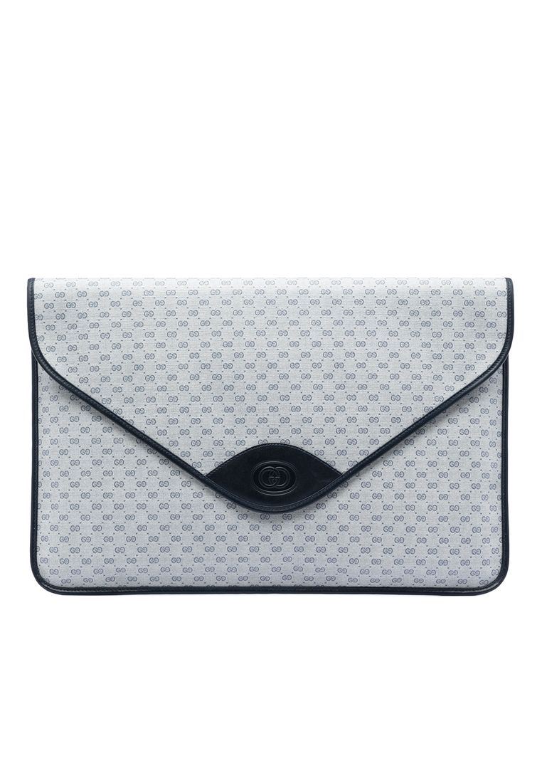 Gucci Pre-Loved Gucci Micro Gg Supreme Clutch