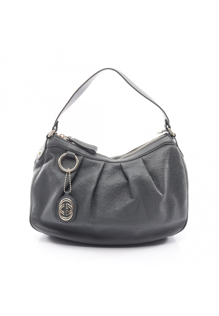 Gucci Pre-Loved Gucci Sukey gucci sima Shoulder bag leather gray