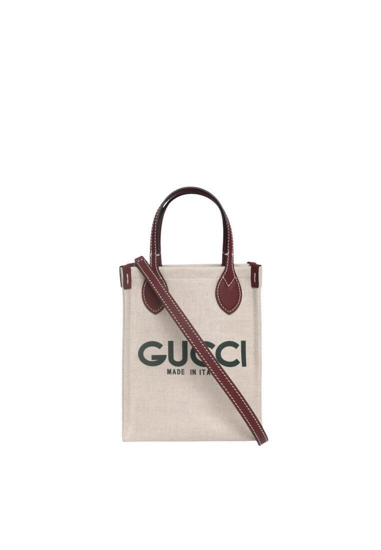 Gucci Fabric Crossbody Bag/top Handle