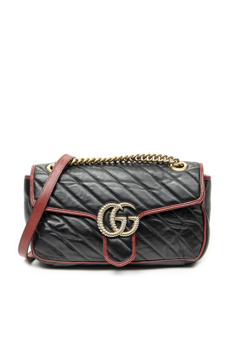 GUCCI Pre-Loved Small GG Marmont Flap