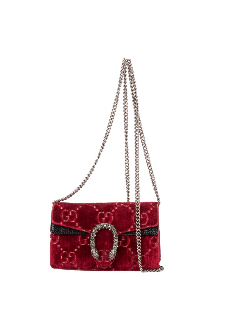 GUCCI Pre-Loved Mini Crystal Marmont Crossbody
