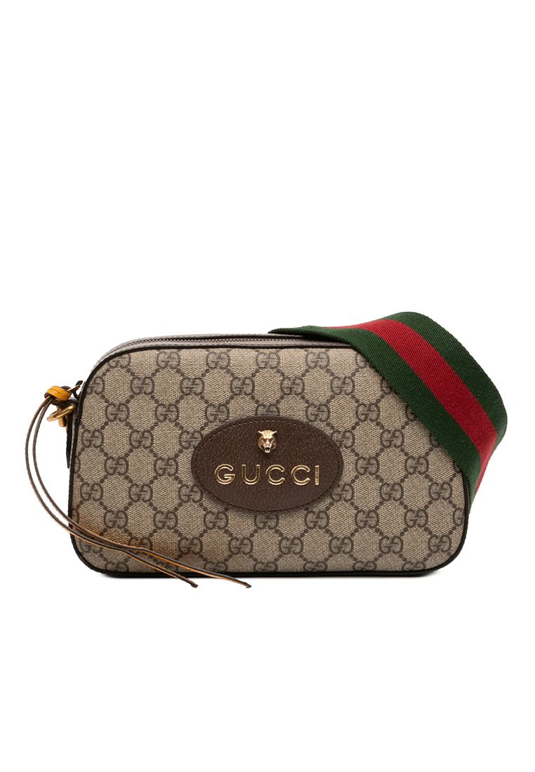 Gucci Pre-Loved Gucci Gg Supreme Web Neo Vintage Crossbody