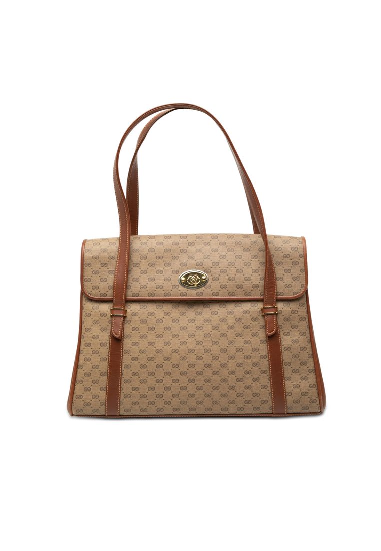 GUCCI Pre-Loved Gucci Micro Gg Supreme Shoulder Bag
