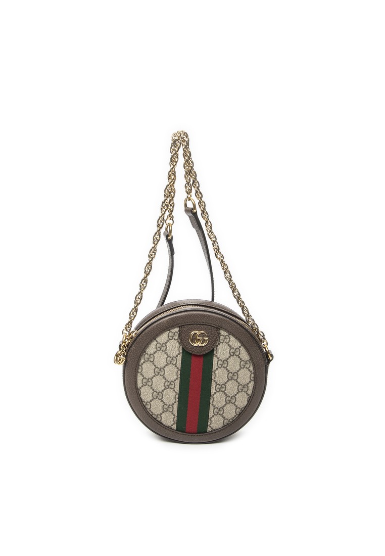 Gucci Pre-Loved Mini Ophidia Round Crossbody