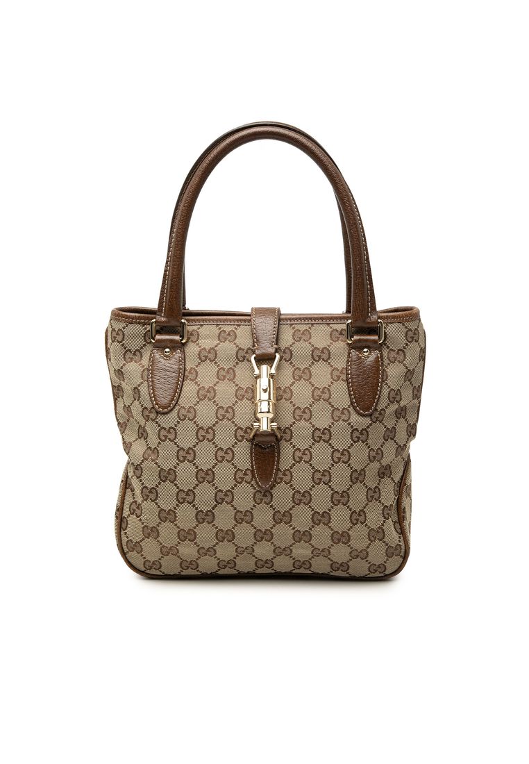 GUCCI Pre-Loved Gucci Gg Canvas Jackie Tote