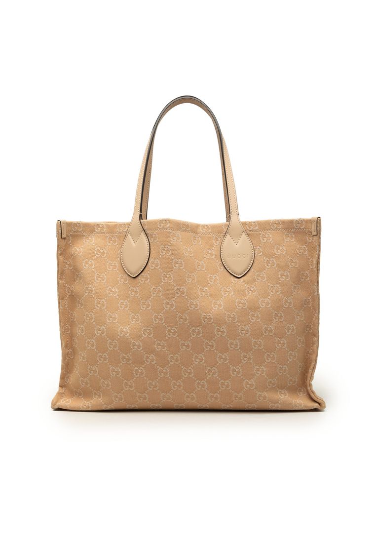Gucci Pre-Loved Gucci Large Gg Denim Ophidia Tote