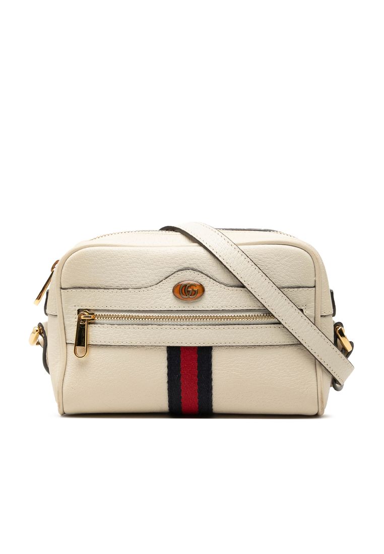 Gucci Pre-Loved Gucci Mini Calfskin Web Ophidia Crossbody