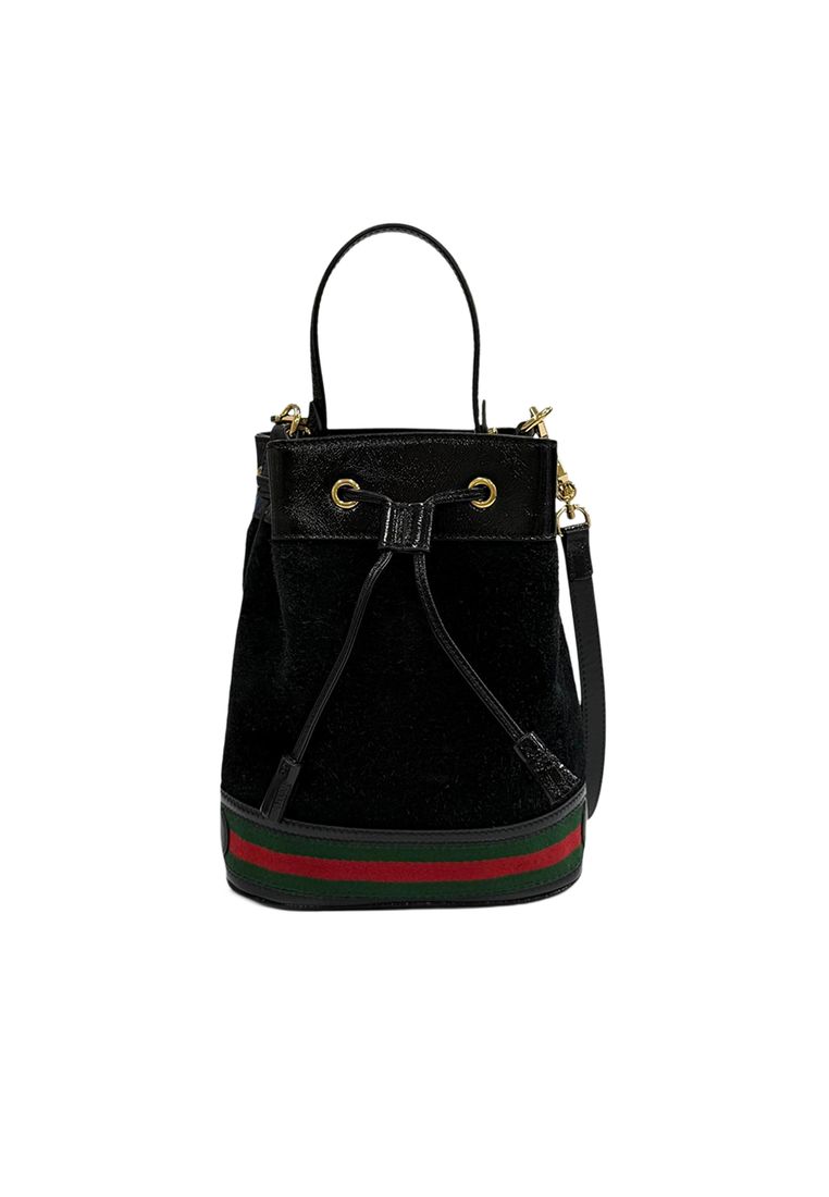 Gucci Pre-Loved Gucci Small Suede Ophidia Bucket