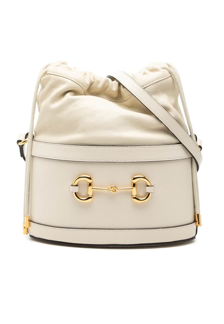 GUCCI Pre-Loved Gucci Calfskin Horsebit 1955 Bucket Bag