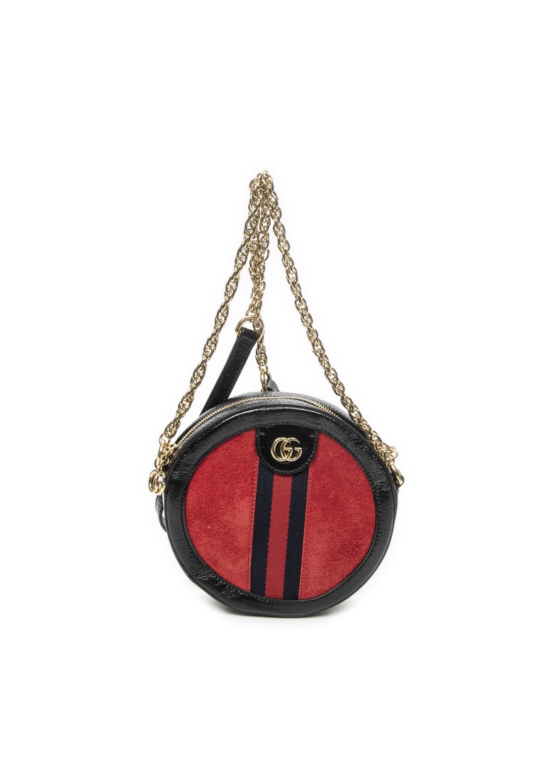 Gucci Pre-Loved Mini Ophidia Round Crossbody