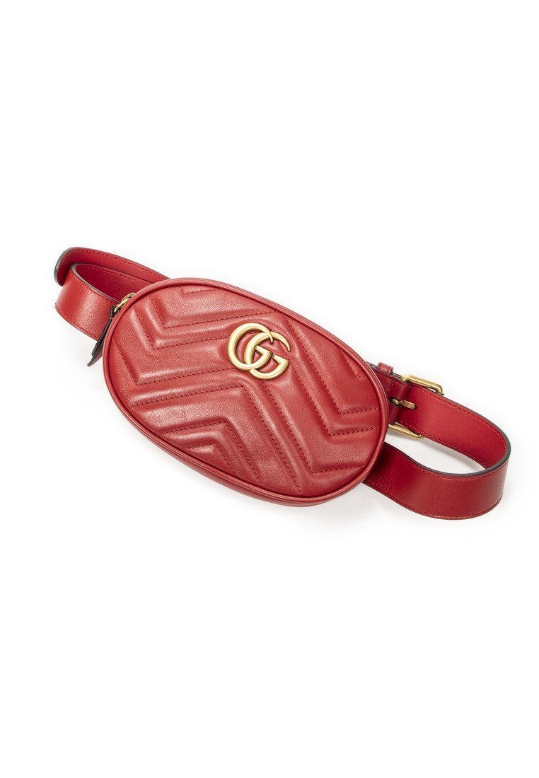 Gucci Pre-Loved GG Marmont Belt Bag 85