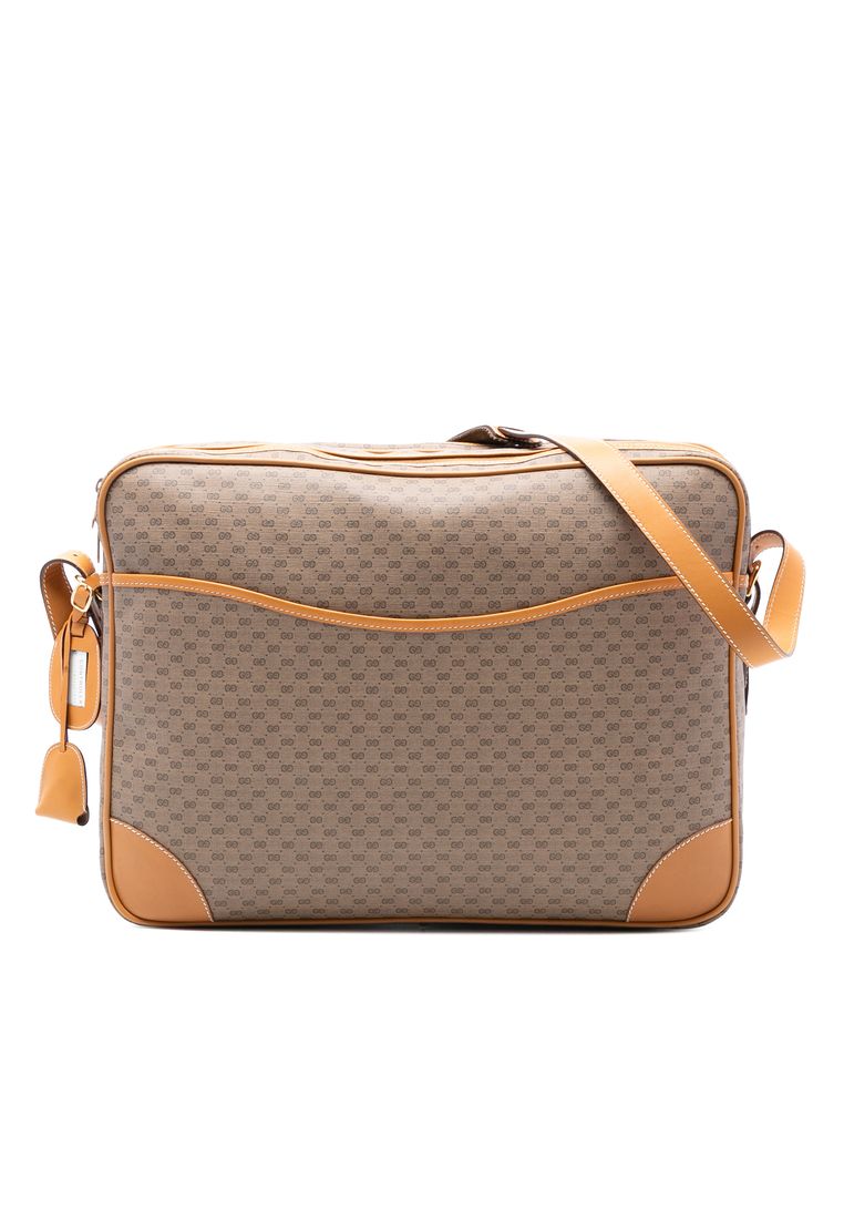 GUCCI Pre-Loved Gucci Micro Gg Supreme Crossbody