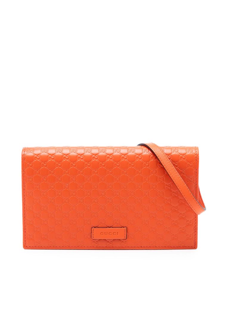 Gucci Pre-Loved Gucci Microguccissima Wallet On Strap