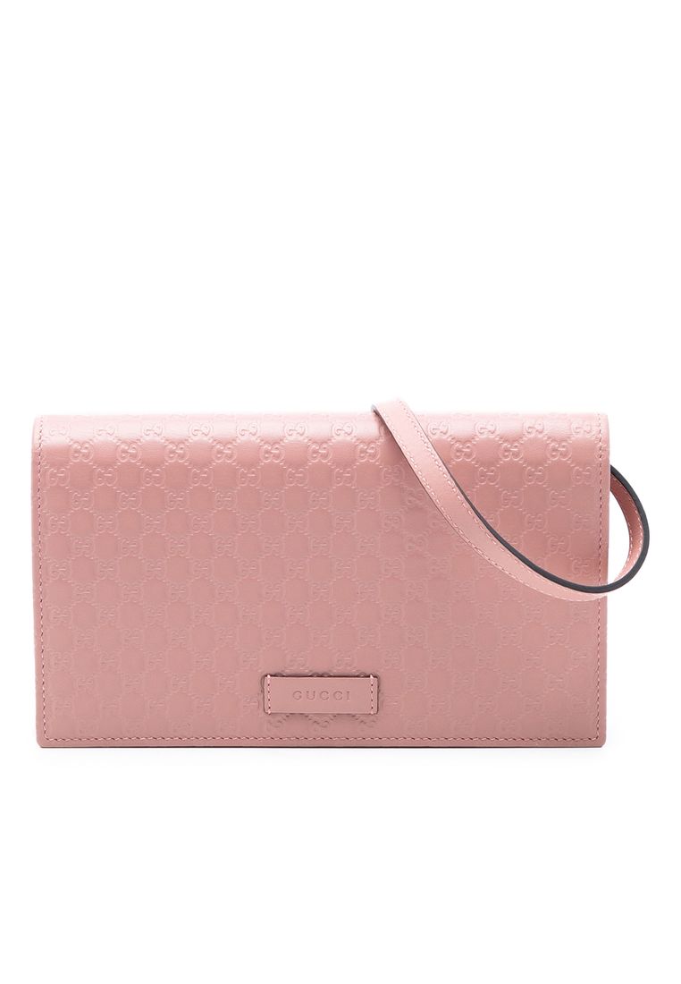 Gucci Pre-Loved Gucci Microguccissima Wallet On Strap