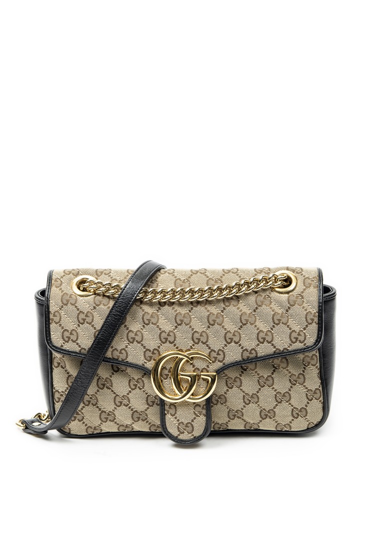 Gucci Pre-Loved Medium GG Marmont Flap