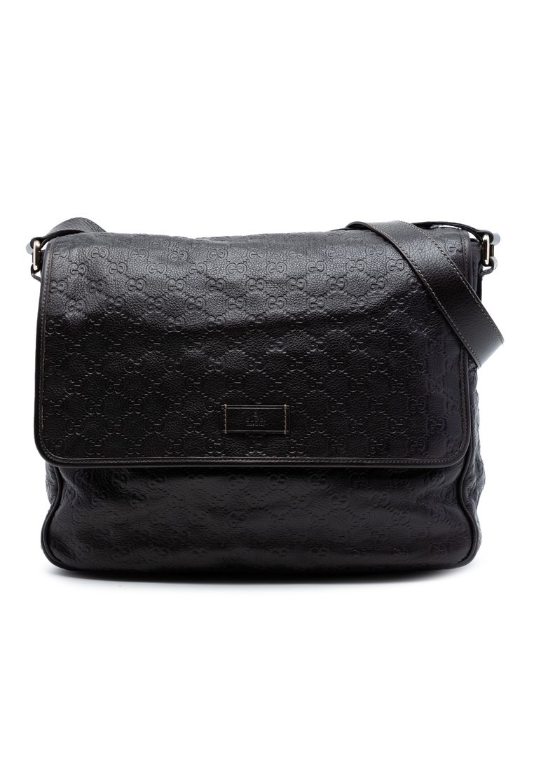Gucci Pre-Loved Gucci Guccissima Messenger Bag