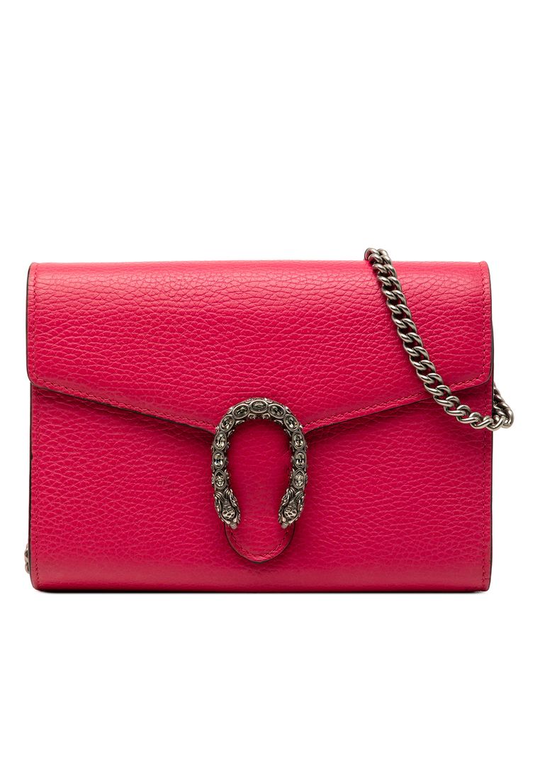 Gucci Pre-Loved Gucci Calfskin Dionysus Wallet On Chain