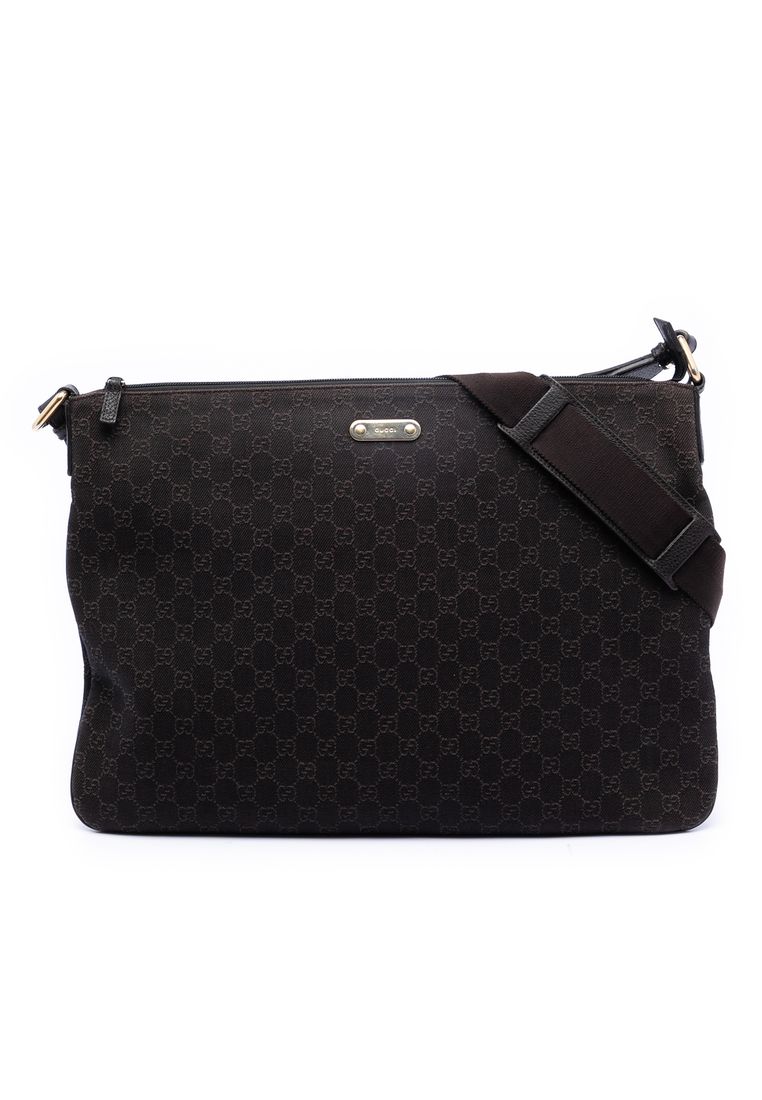 GUCCI Pre-Loved Gucci Gg Denim Crossbody