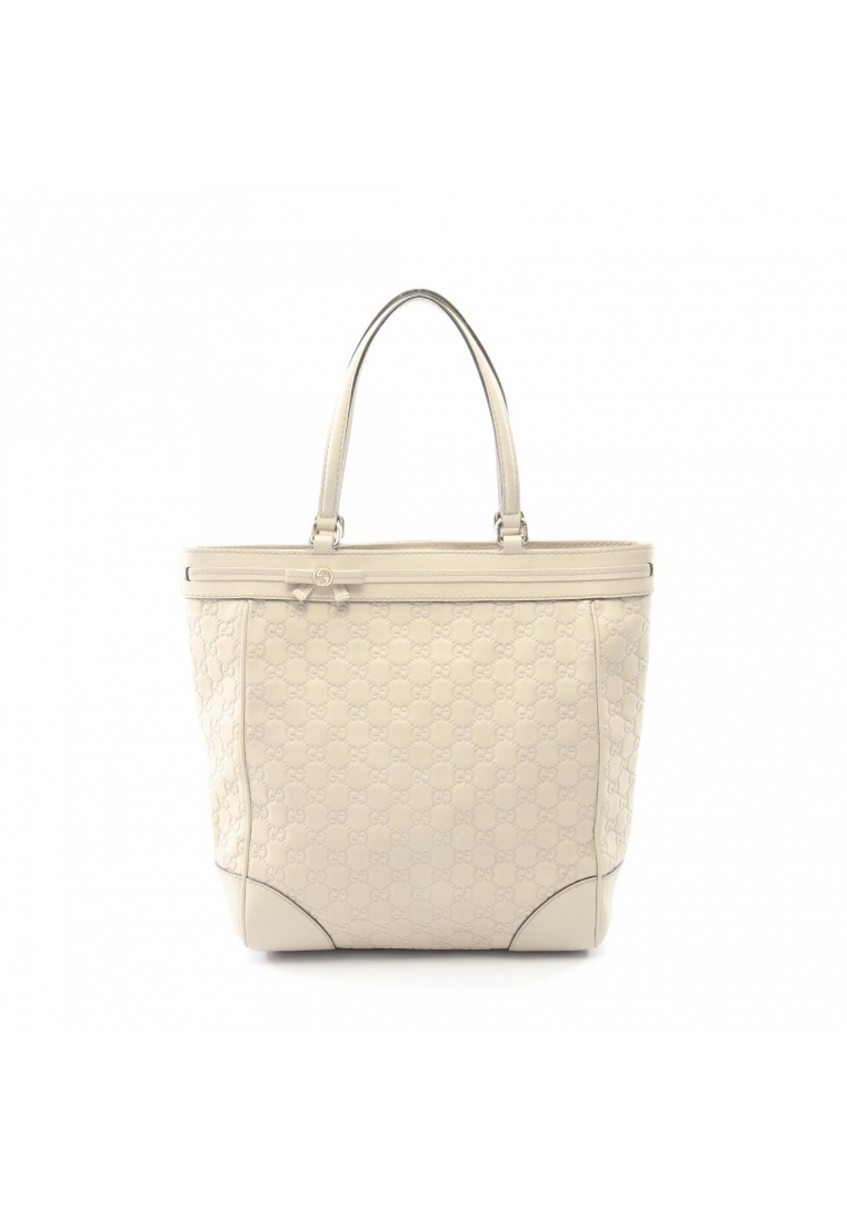 Gucci Pre-Loved Gucci mayfair gucci sima Handbag tote bag leather light beige