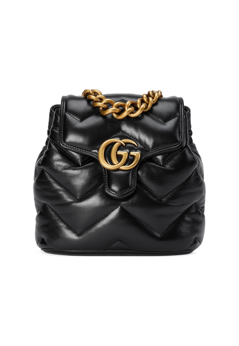 Gucci GG Marmont Women's Backpack in Black 777253 AAC74