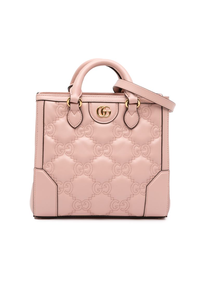 Gucci Pre-Loved Gucci Mini Gg Matelasse Leather Top Handle Bag