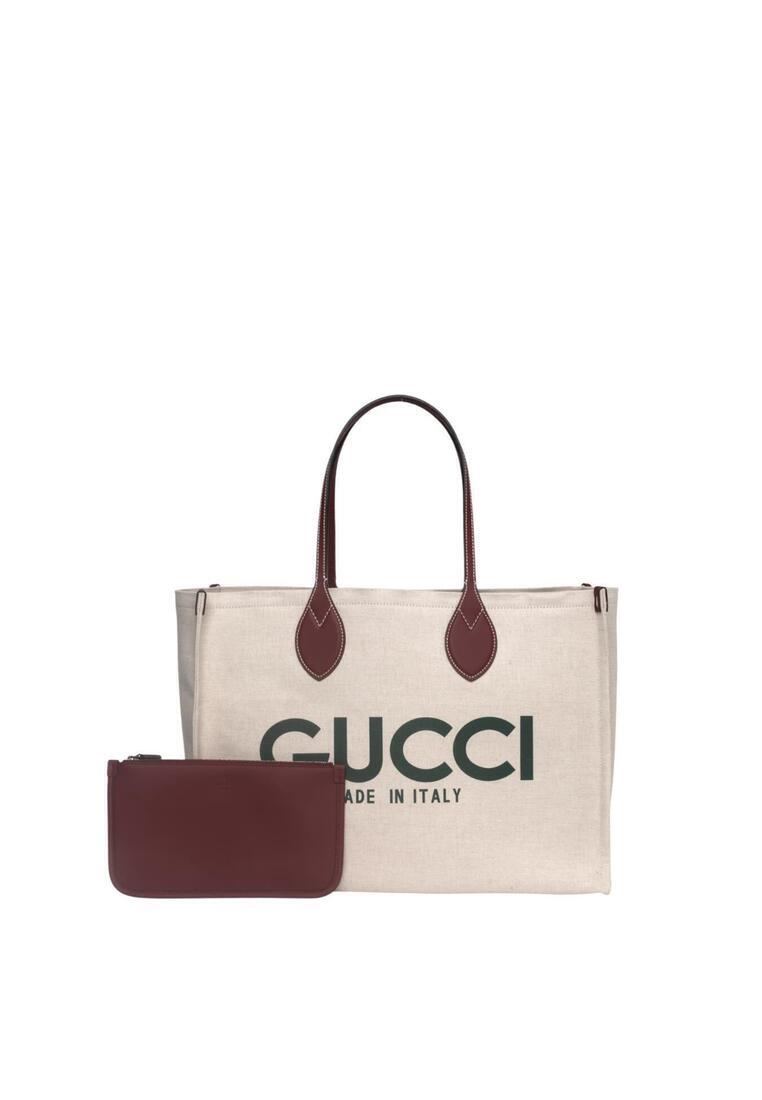 Gucci With Gucci Print Tote Bag