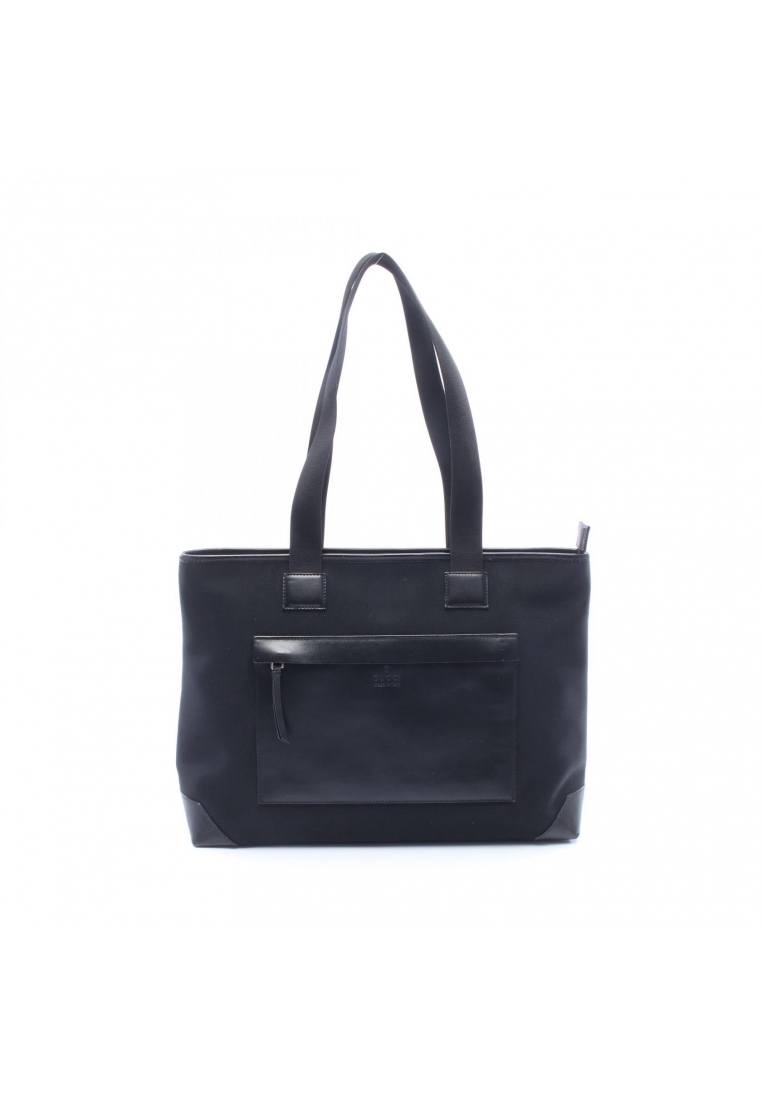 Gucci Pre-Loved Gucci Shoulder bag tote bag canvas leather black