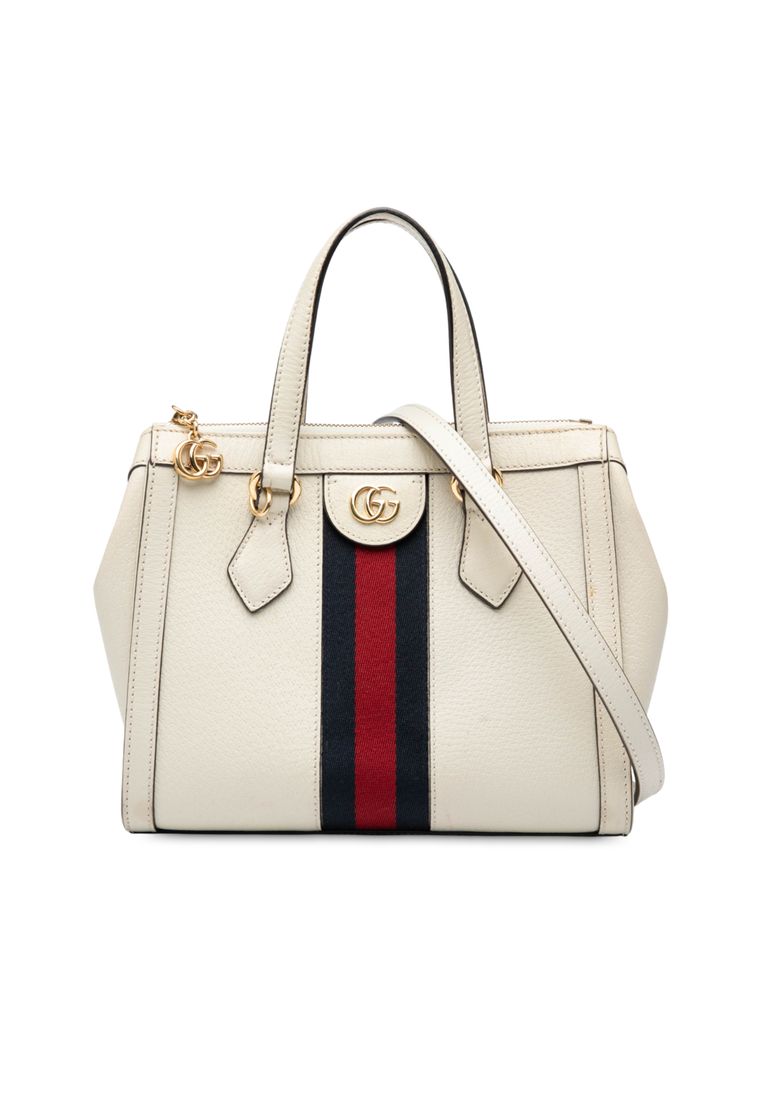Gucci Pre-Loved Gucci Small Leather Ophidia Satchel