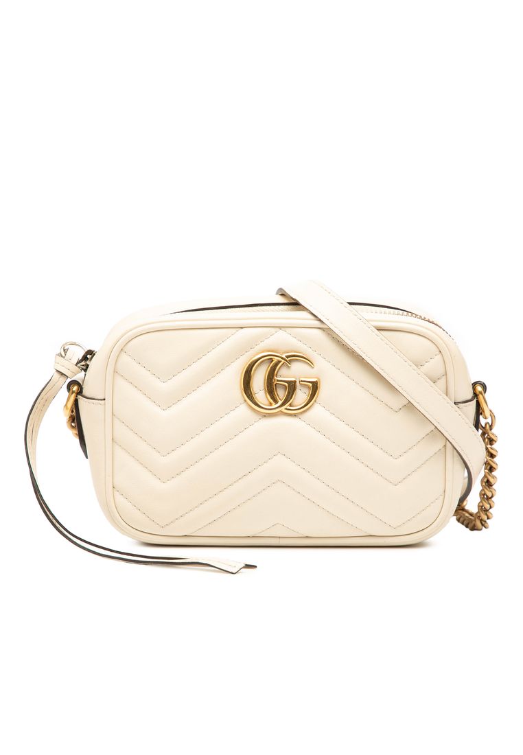 GUCCI Pre-Loved Gucci Mini Gg Marmont Matelasse Leather Crossbody
