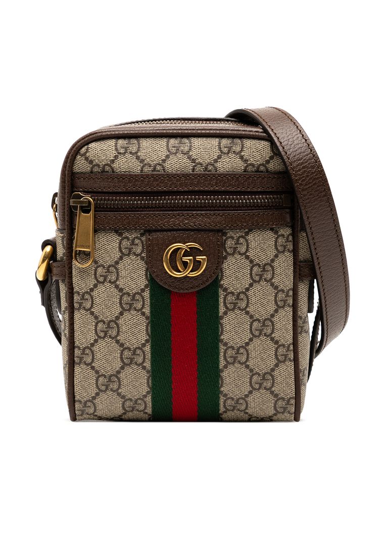 Gucci Pre-Loved Gucci Mini Gg Supreme Ophidia Crossbody