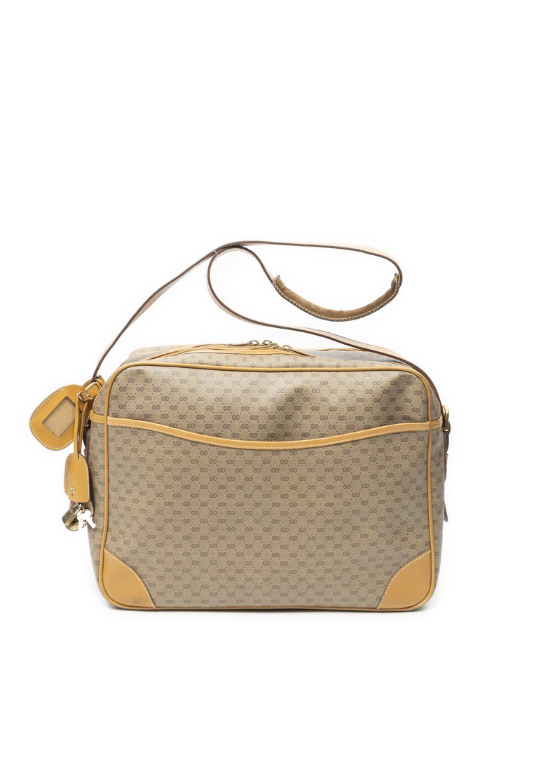 GUCCI Pre-Loved Vintage Large Messenger