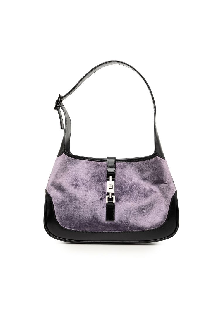 GUCCI Pre-Loved Gucci Velvet Jackie Shoulder Bag