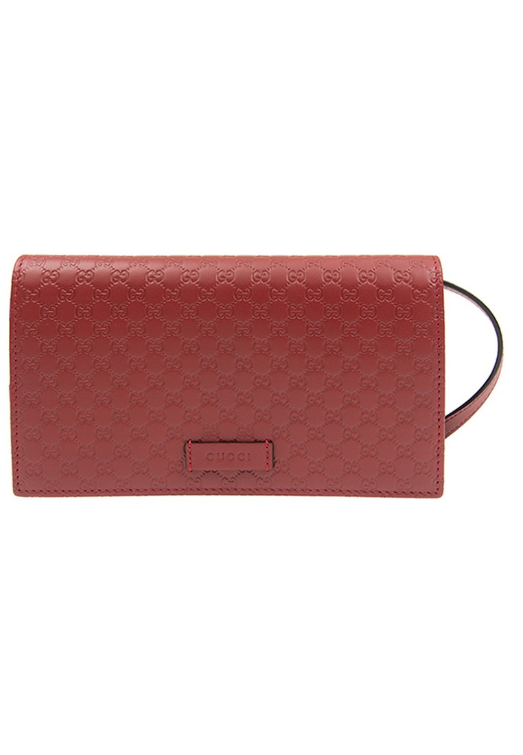 Gucci MicGuccissima Chain Wallet for Women in Red