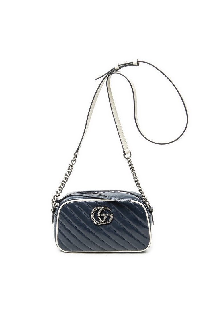 Gucci Pre-Loved Small GG Marmont Chain Crossbody